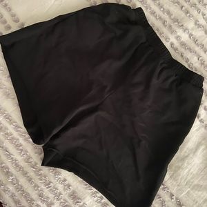 Black Sweatpant Shorts